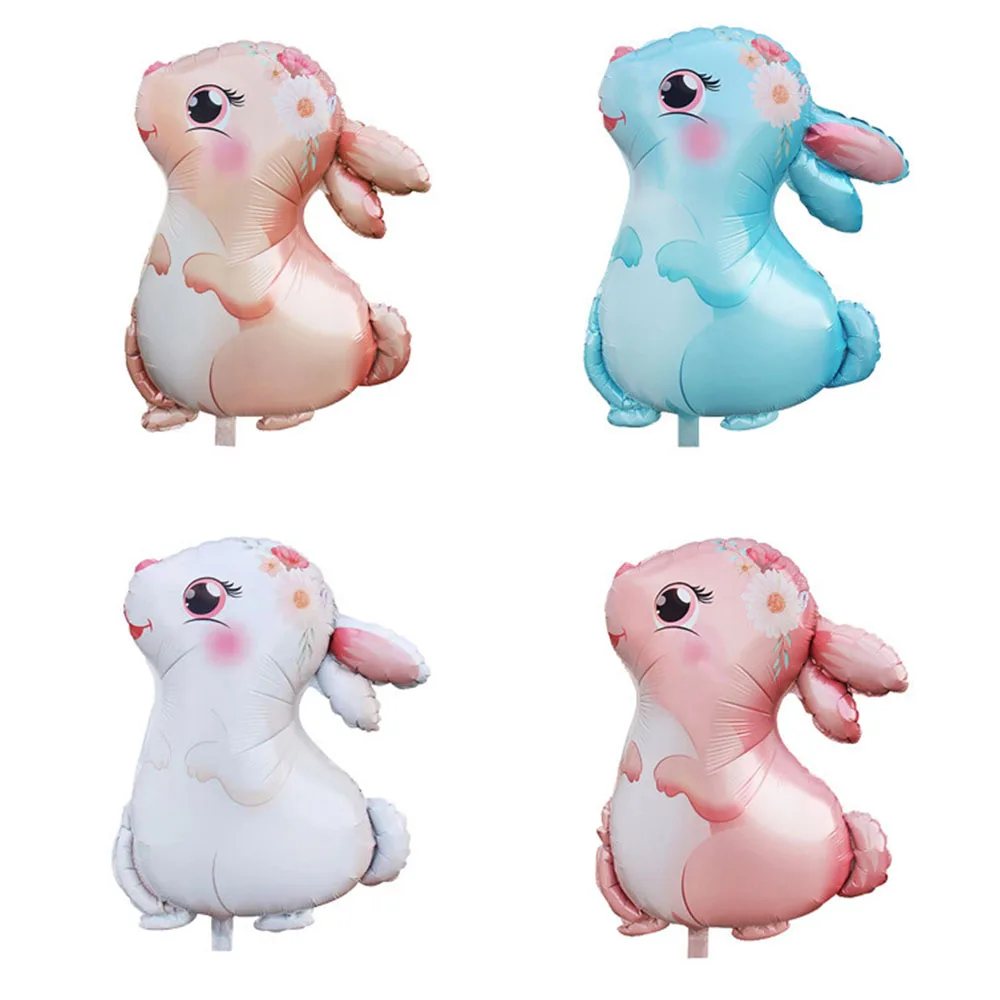 

4pcs New Cartoon Shape Sunseeker Moon Rabbit Aluminum Foil Balloons for Birthday Party Kids Baby Shower Decoration Globos