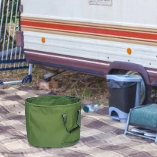 Levélzsákok Kerti Hulladéktáska Erős És Könny -Ellenálló, Összecsukható Udvari Levélhulladék -Tartály Otthoni Udvarra Táskákra - Image 4