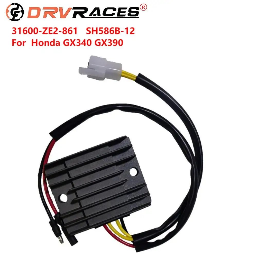 31600-ZE2-861 SH586B-12 Voltage Regulator Rectifier For Honda GX340 GX390  Motor Parts