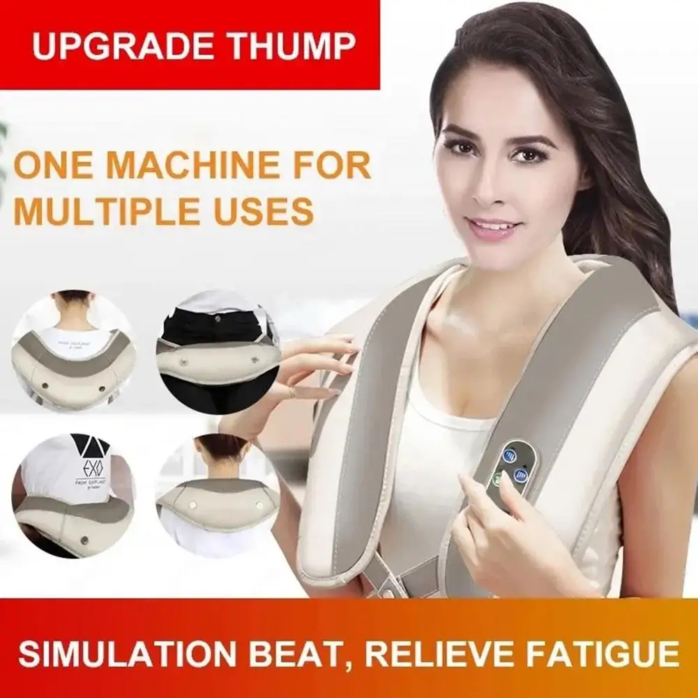 

Portable Massage Shawl Electric Malaxation Cervical Cellulite Neck Shiatsu And Anti Shoulder Smart Massager Back Office W8L2