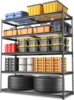 4000LBS Heavy Duty Shelving 48”W X 24”D X 72”H 5-Tier Storage Shelves Adjustable Metal Shelving Garage Shelving for Basement 1