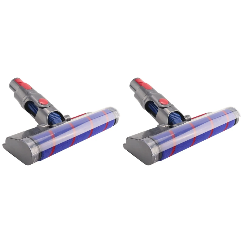 

2X For Dyson V10slim V12 SV18 Floor Mop Head Accessories Electric Roll Brush Vacuum Cleaner Replacement Spare Parts