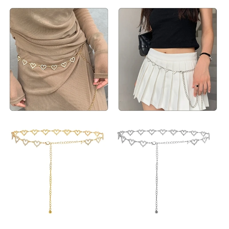 

Lady Belly Chain Decorative Waist Chain Aesthetic Body Chain Women Accessories