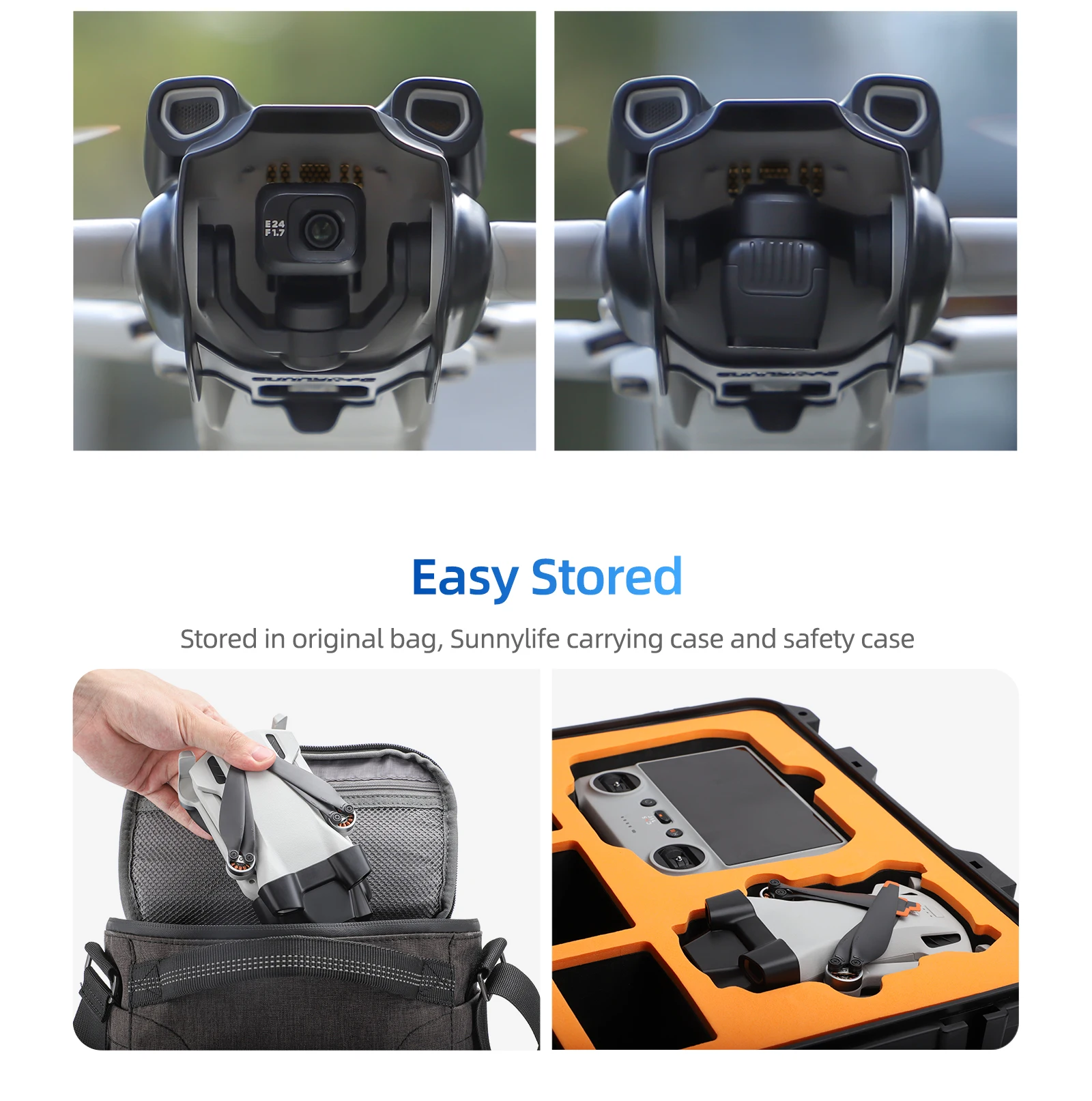 Lens Cover for Mini 3 Lens Hood Sunshade Protective Cover Anti-glare Gimbal Camera Guard for DJI Mini 3 Accessories drone accessories