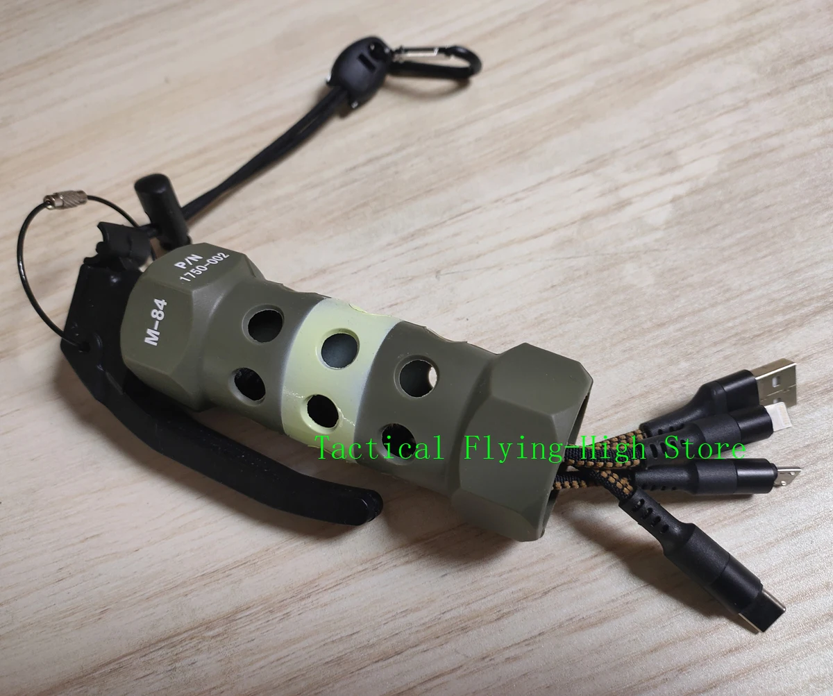 Home Outdoor Tragbares M84 Flash Bang Modell 3-in-1 Universal-Ladekabel Typ C iPhone-Telefonkabel USB-Schnellladekabel – Detail 8
