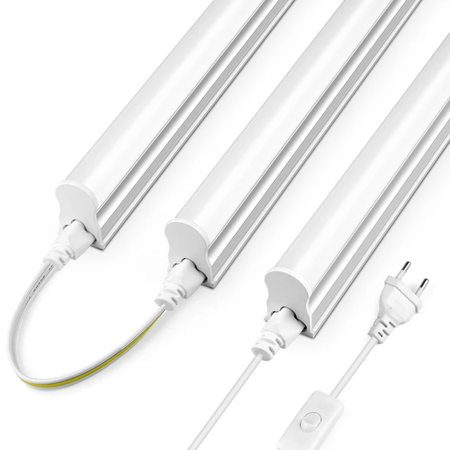 Strobe-ฟรี 50 ซม.T5 หลอดไฟ LED 15W AC 110 V-220 V หลอดไฟ LED สําหรับภายใต้ตู้เพดาน Shop Workbench โกดังโคมไฟ 1