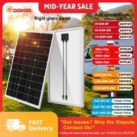 DOKIO 18V 100W/200W/400W panneau solaire rigide chine 18V silicium monocristallin panneau solaire étanche charge 12V # DSP-100M 1