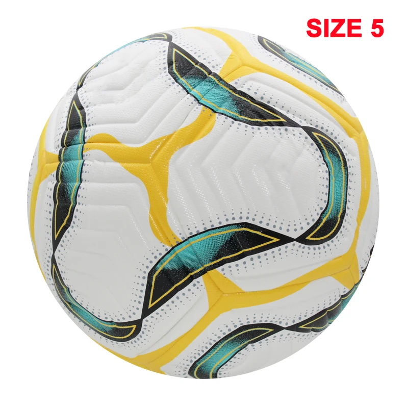 thumbnail image 1 of Balón de fútbol 2024, tamaño oficial 5, tamaño 4, Premier, de alta calidad, sin costuras, para partidos de equipo, liga de entrenamiento de fútbol, fútbol topu, 1 of 5