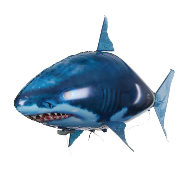 Creative RC Toy Remote Control Flying Fish Shark Clown Fish Electric Air Inflatable Flying Fish Party Decor Supplies 2