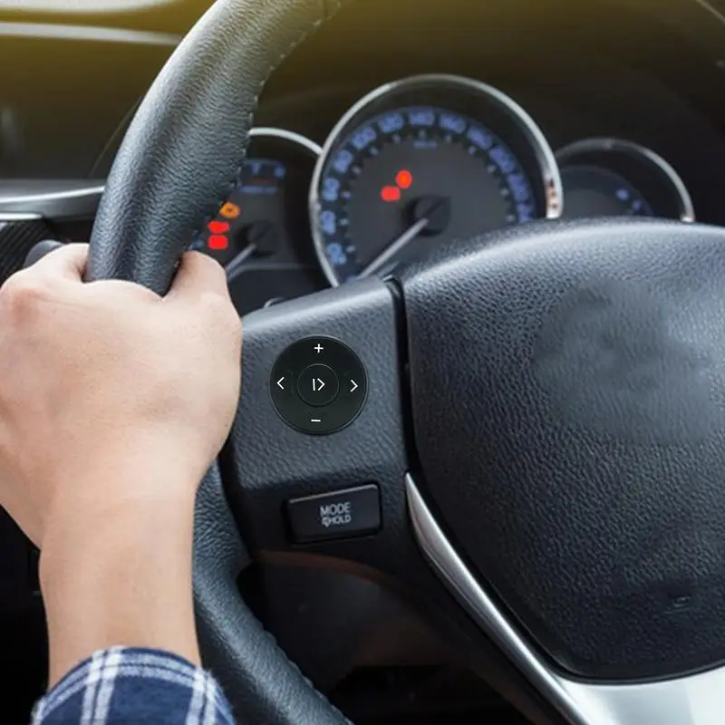 Steering Wheel Remote Control Steering Wheel Remote Control Smart Wireless Media Phone Controller Remote Control Button Car Wireless Selfie Wear