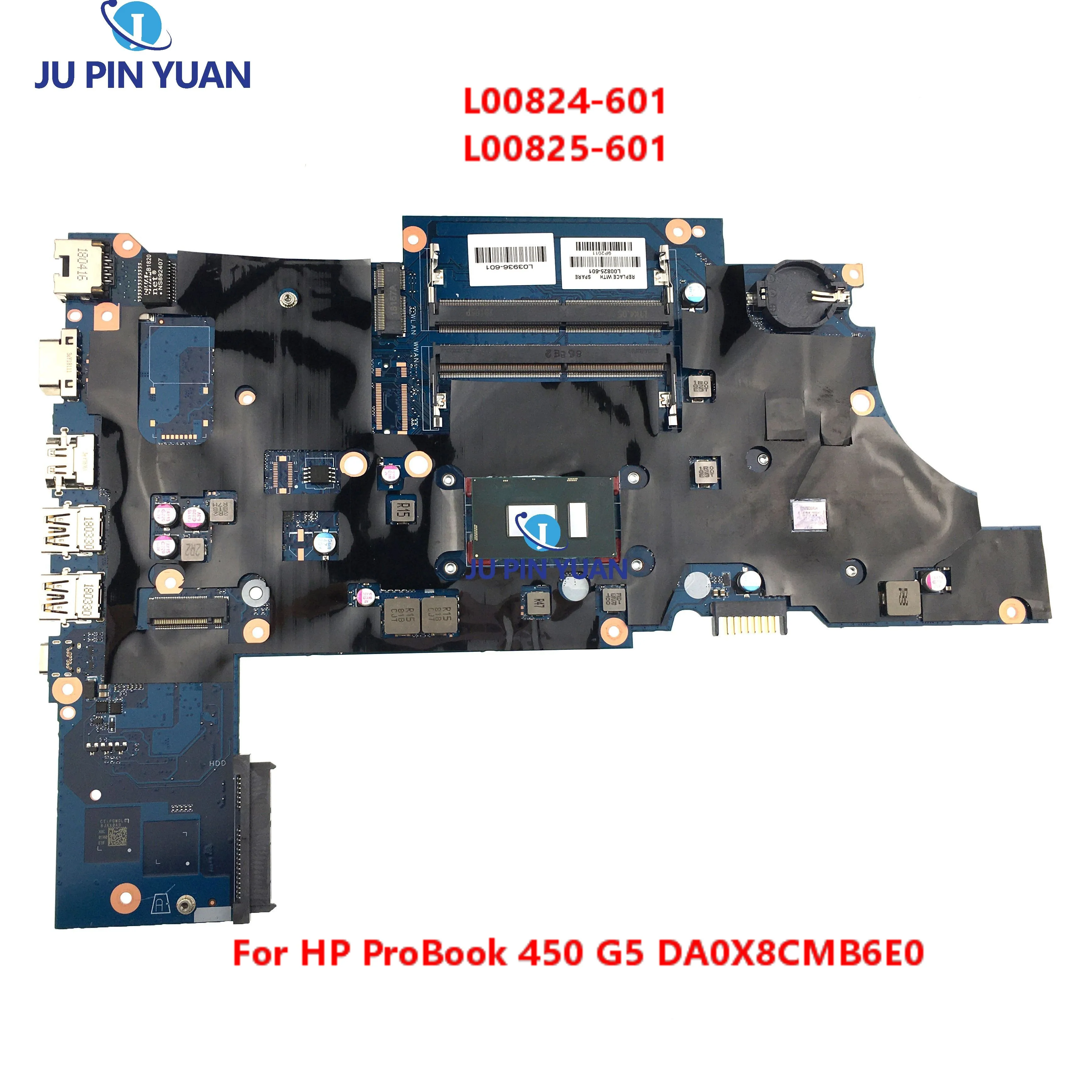 

Оригинальная материнская плата для ноутбука HP ProBook 450 G5 DA0X8CMB6E0 с оригинальным i7-8550U CPU 930MX 2G GPU полностью протестирована