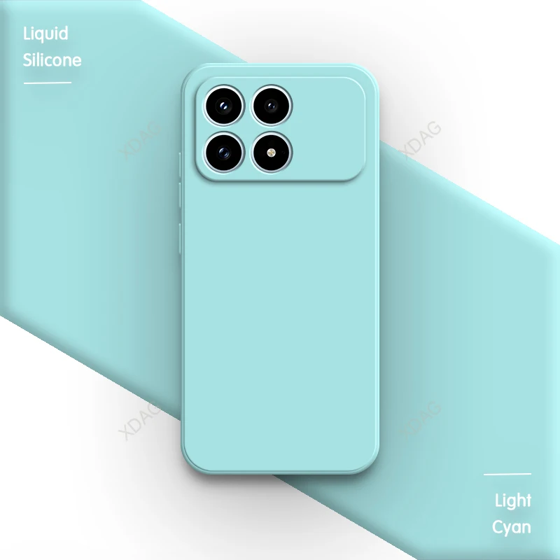 Premium Silicone Phone Case with Soft Internal Flocking - High-Quality Protective Back Cover