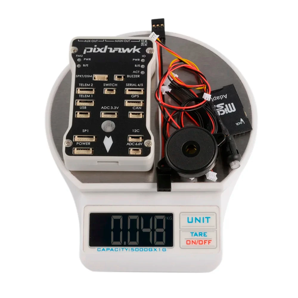 Pixhawk PX4 pilote automatique PIX 2.4.8 32Bit contrôle de vol avec PX4FMU PX4IO interrupteur de sécurité Buzzer 4G SD pour bricolage RC Drone Multirotor – Image 2