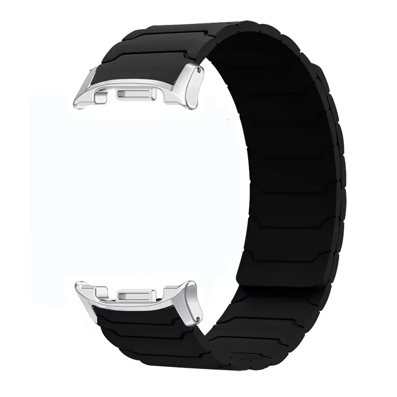 Magnetic Silicone Sports Watch Strap - Universal Fit, Sleek & Durable Bracelet Design