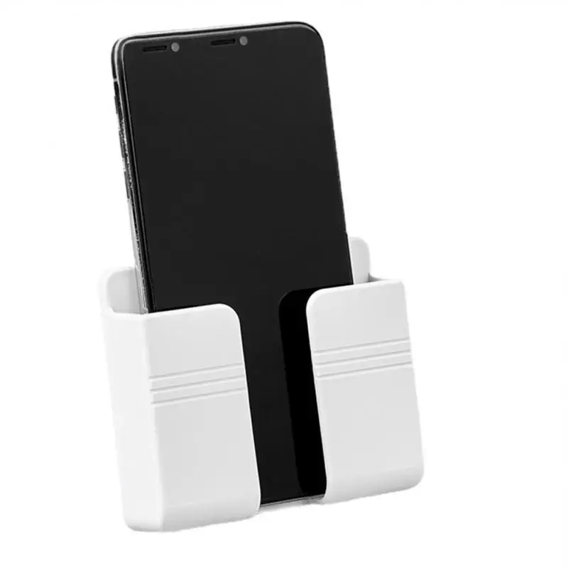 Multifunzione Punch Free Wall Storage Box Organizer Tv Telecomando Montato Supporto Di Ricarica Per Spina Del Telefono Cellulare