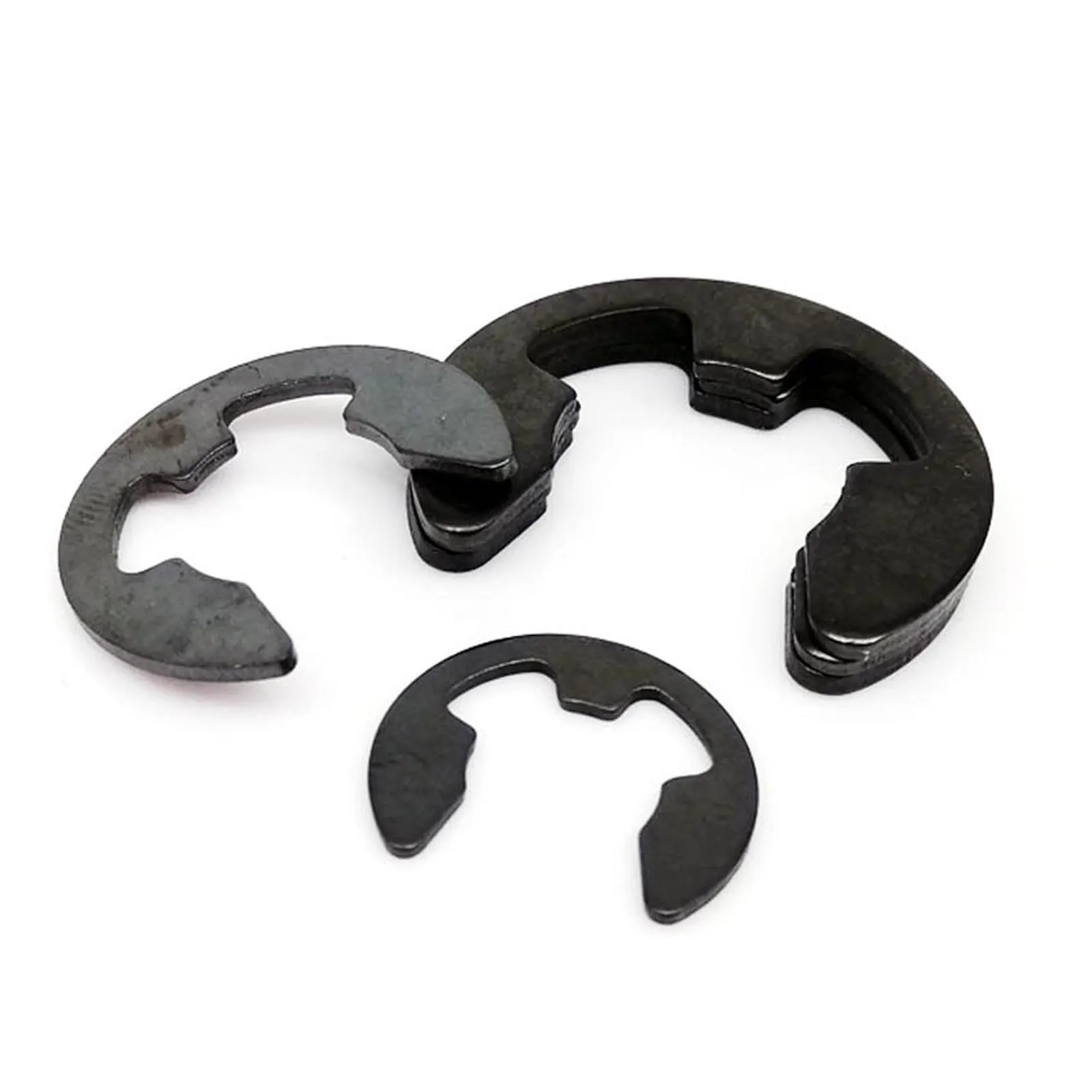 External Retaining Ring Stainless Steel Washer 580pcs/box Assortment Kit Set E Circlip Shaft External Retaining Ring Clip Washer 10 Size Stainless Steel Carbon Steel