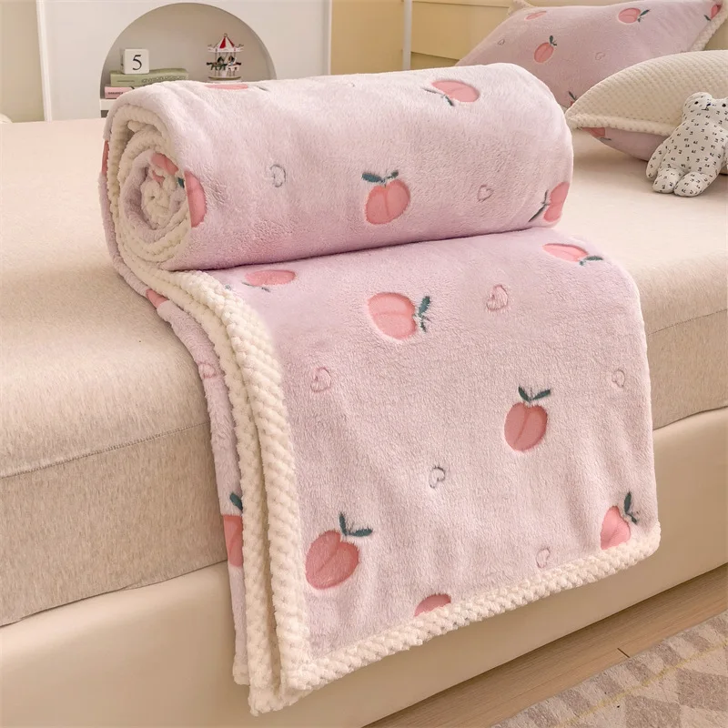 Soft Baby Blanket Kids Flannel Stroller Cover Bedding Kids Nap Cover Air Conditioning Blankets Thin Quilt Sofa Shawl Baby Items - 2