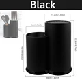2 hole Black