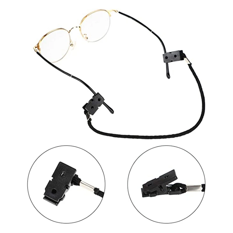 6Pcs Außen Anti-verlorene Kappe Retainer Hut Hemd Clips Lanyard Schnur Seil Winddicht Hut Strap Clip für Camping reiten Angeln – Detail 7