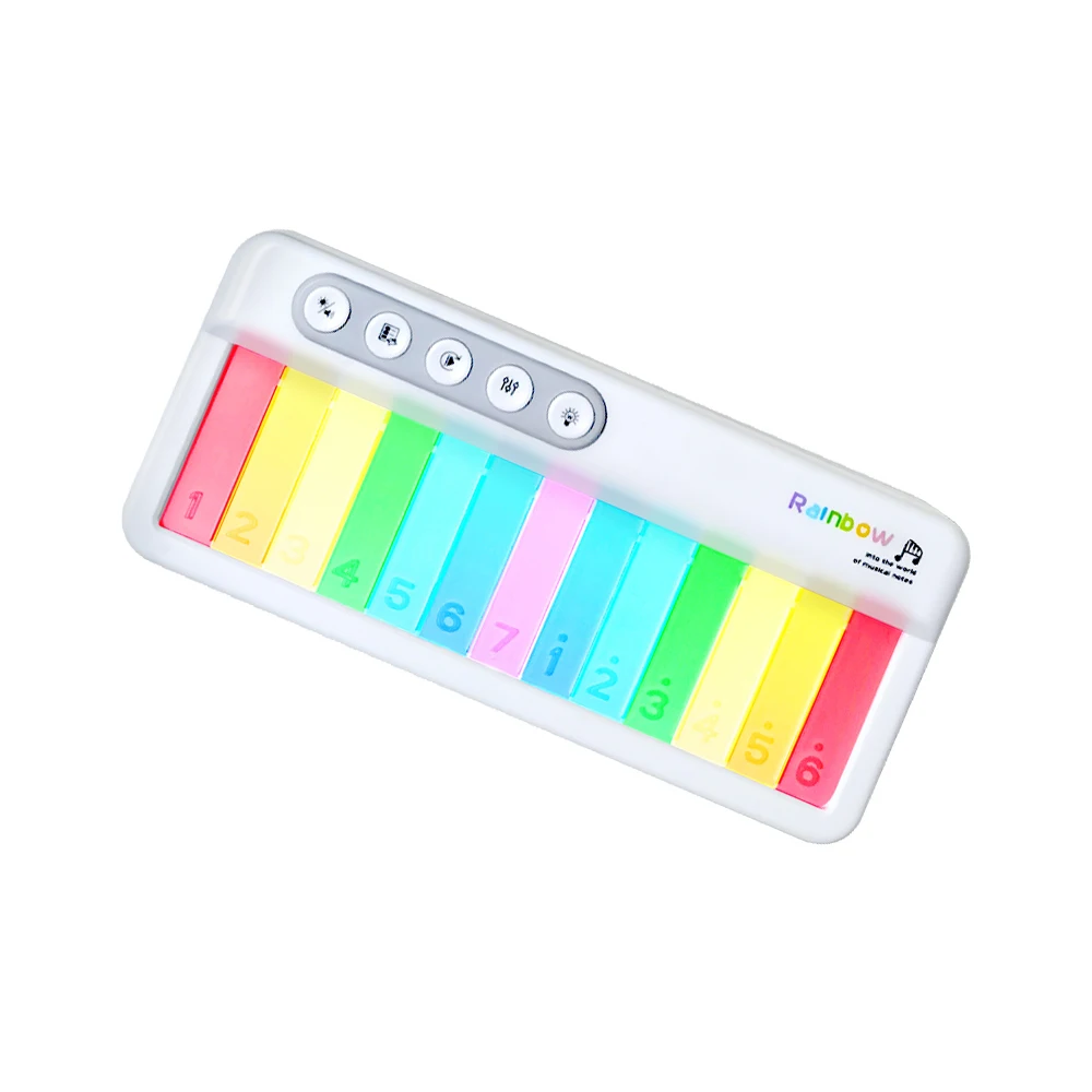 13 Key Colorful Music Keyboard Piano Musical Instrument Colorful Light Music Box
