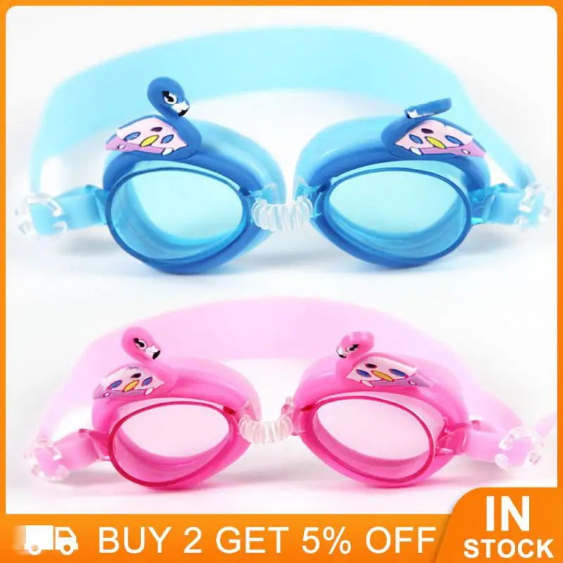 

Swimming Goggles Children's Cartoon Adjustable Waterproof Anti-fog HD Swimming Glasses Diving Water Sport Colorful Swim Eyewear