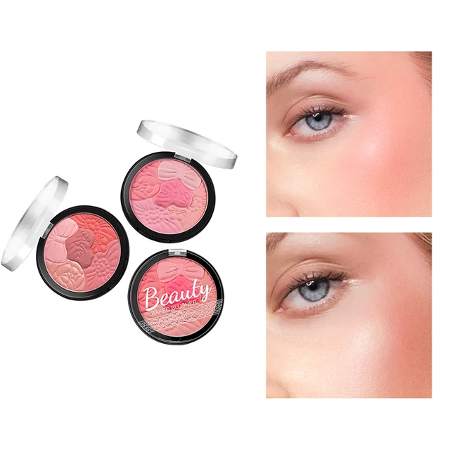 Matte blush duradouro clarear corretivo maquiagem profissional blush rouge  em pó bolo comestics - AliExpress