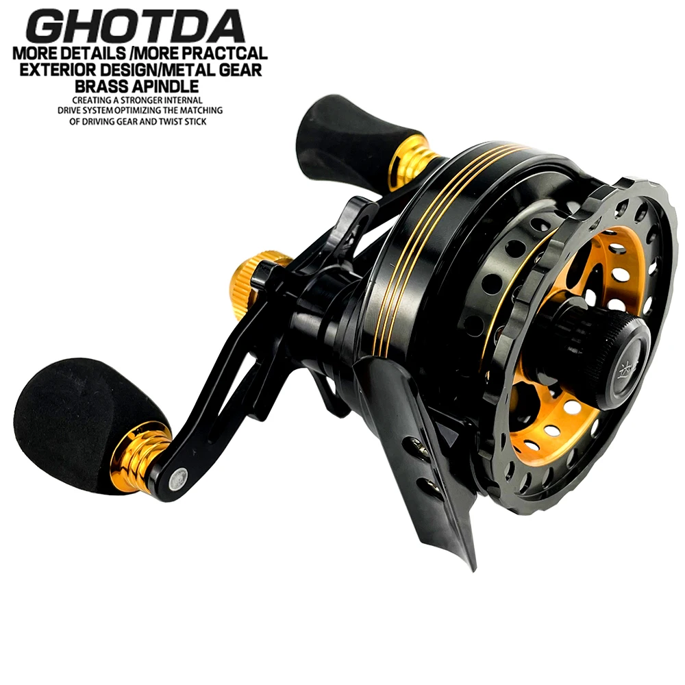 

Fishing Reel All-metal Classic Raft Reel Winter Fishing Reels 2.8:1 Ice Fishing Reel Ice Fishing Wheel Fish Tackle Equipment