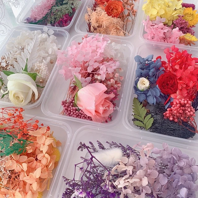 1 Box Colorful Natural Dried Flowers for Epoxy Resin Handmade Crafts DIY  Bouquet Garland Candle Making Home Wedding Decoration - AliExpress