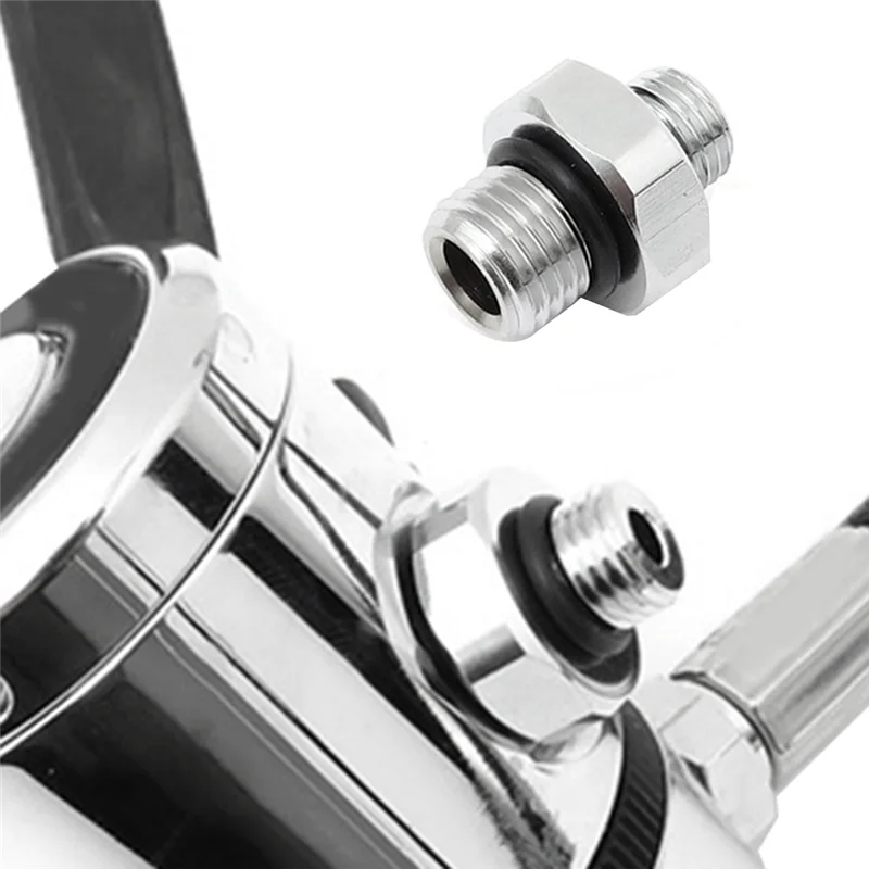 7/16-20UNF To 3/8-24UNF Threaded Male Quick Adapter Diving Computer Watch High and Low Pressure Adapter