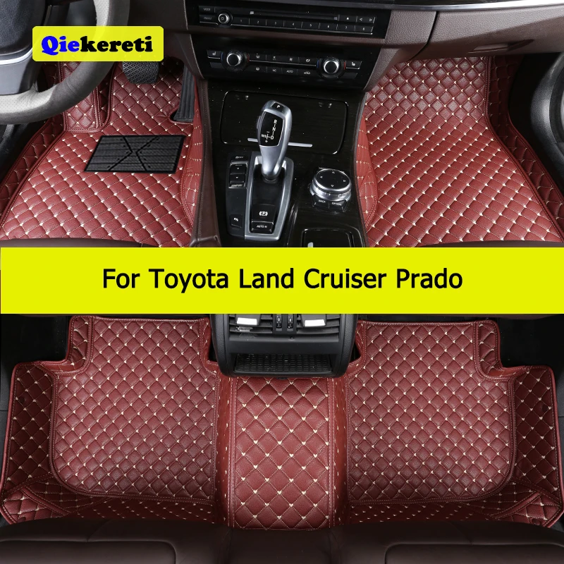 QIEKERETICustomCarFloorMatsForToyotaLandCruiserPradoAuto