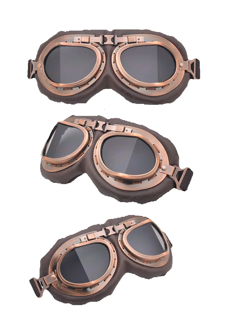 Gogle motocyklowe Harley do uprawiania sportów na świeżym powietrzu, wiatroszczelne, soczewki, kask, okulary_voghion.com