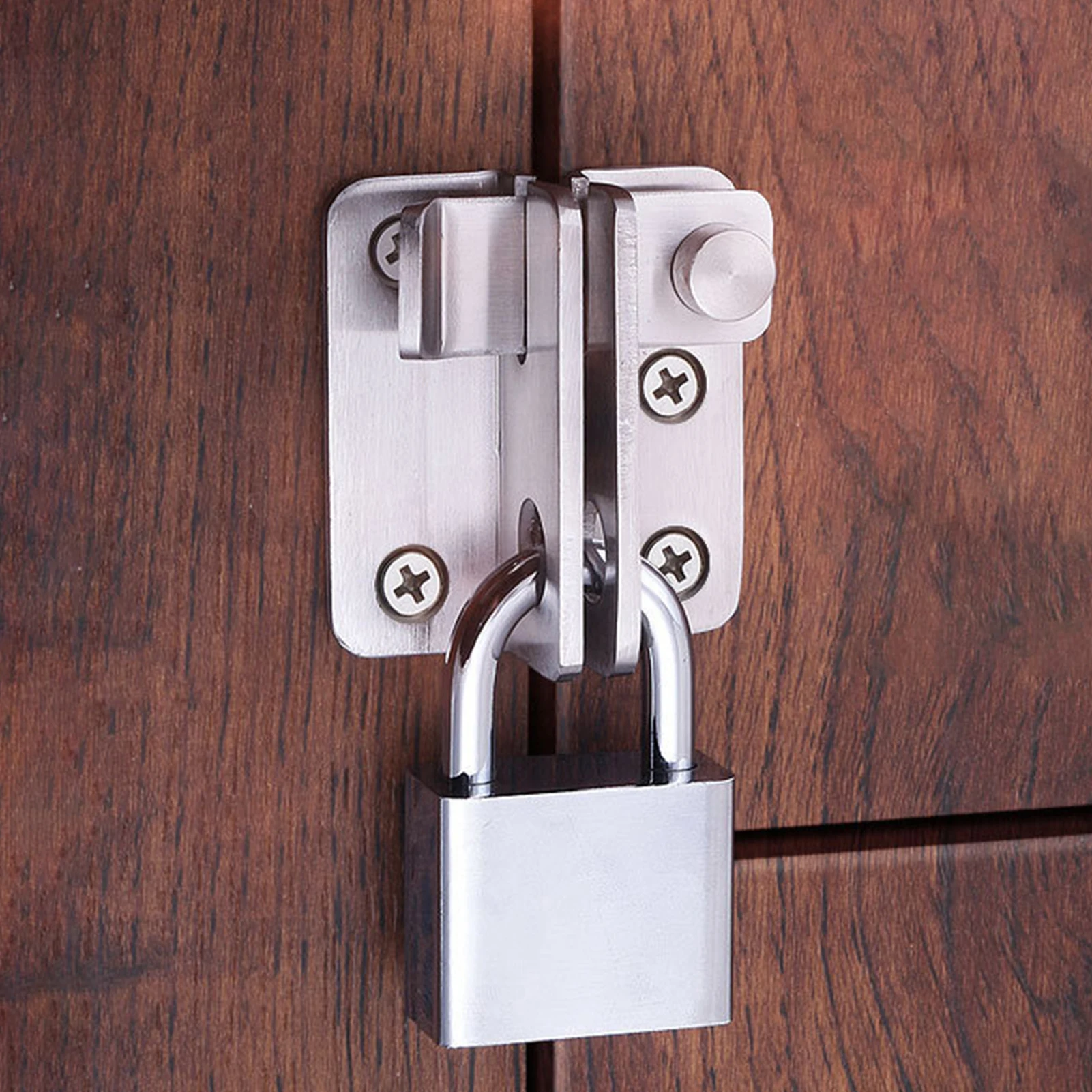 Door Bolts Buckles with Screw Stainless Steel Latch Hasp Door Locks Security Locks for Bedroom Drawer Window door latch