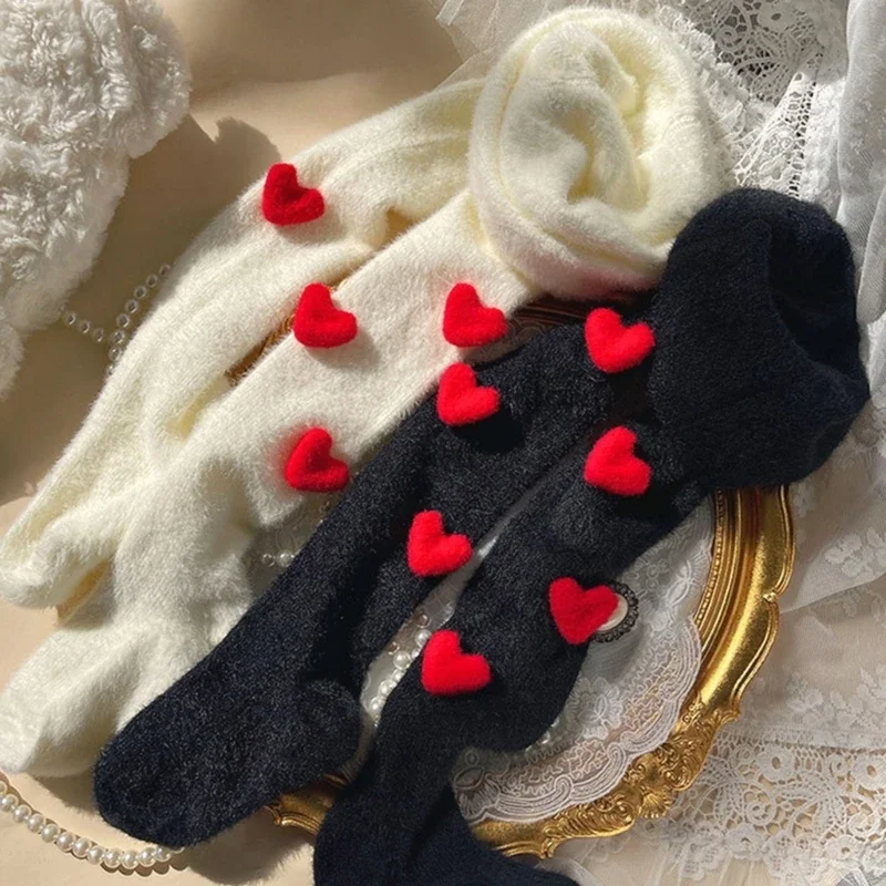 

Solid Baby Girls Panty Hose Warm and Soft Children's Thermal Leggings Artificial Rabbit Hair Pantyhose for Cold Seasons