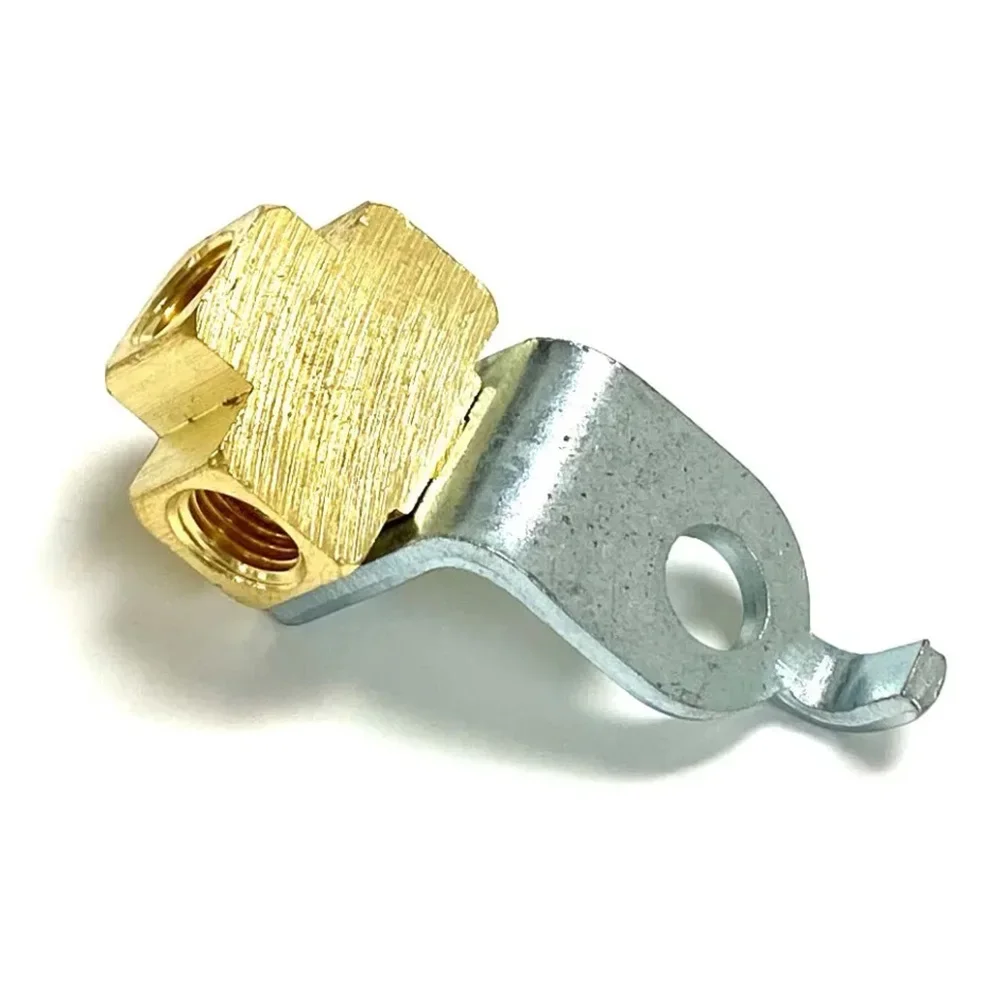 3/8IN-24 브레이크 티 3/16IN 자동차 수리용 브레이크 티 간편한 설치 고품질 재료 오래 지속되는 내구성