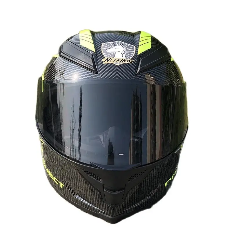 New Arrival Full Face Motorcycle Helmet Carbon Fibre Riding Motocross