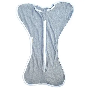 Sleepsack Baby Swaddle Blanket Wrap Infant Sleeping Bag Cotton 3-14kg 4 Size Grey Pink Blue White 0 to 24m 1