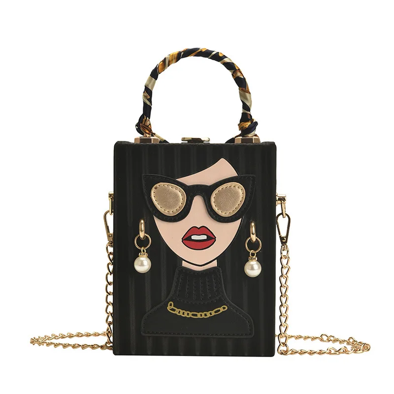 Abendtaschen für Frauen 2022 Neue Modische Leder Schulter Tasche Frau Harte Hohe Qualität Hip Hop Party Designer Handtasche_voghion.com