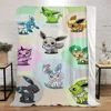 Pokemones Thick Blankets for Winter Blanket King Size Home Interior Knitted Plaid Microfiber Bedding Bed Throw Beach Towel Knee 2
