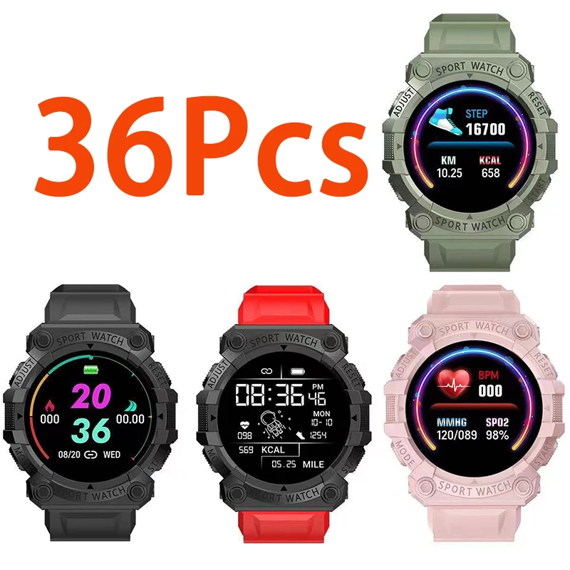 

36Pcs FD68S Smart Watch Men Women Heart Rate Monitor Sports FitnessTracker Smartwatch for Android Ios Wholesale