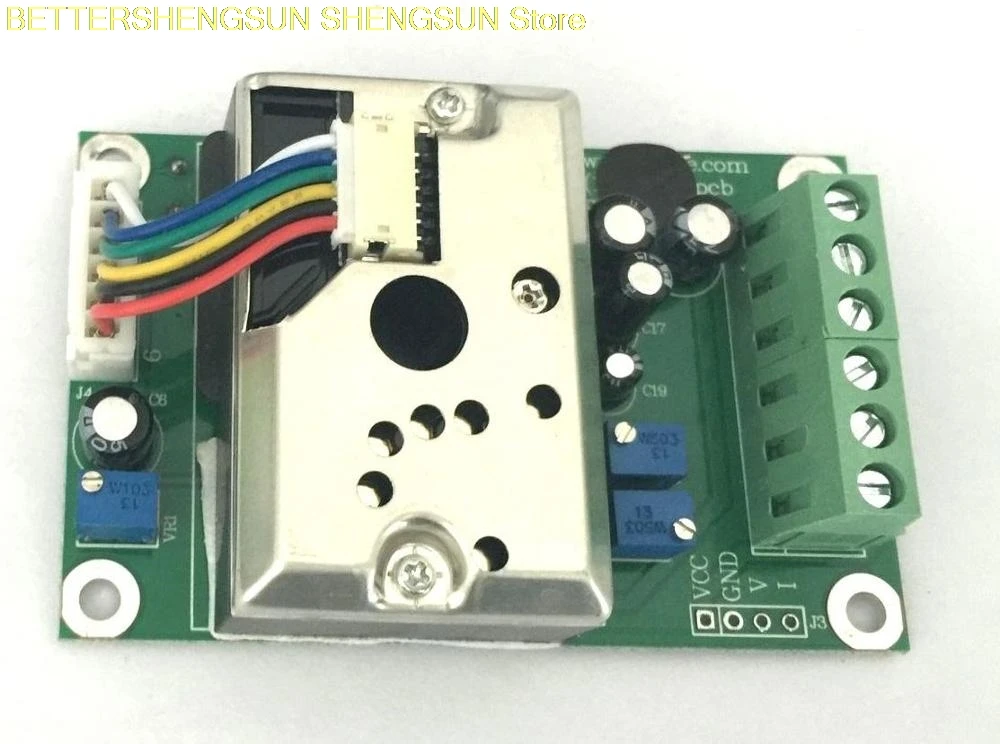 

GP2Y1014AU dust transmitter (0-10v, 4-20mA output)