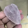 5.5cm Natural Crystal Rose Quartz Hand Source of Life Healing Stone Yoni Christmas Gift Collection Reiki Home Decoration Crafts 4