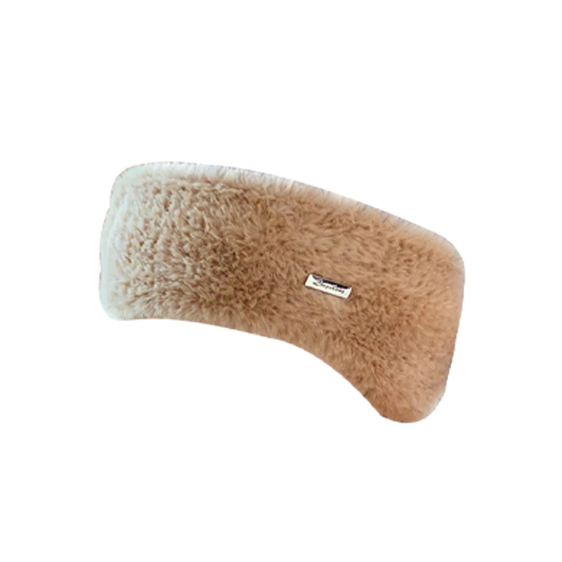 Headband Ear Protection Hat Women's Fall And Winter Hair Band Plush Hat Windproof Warm Ear Protection Hair Accessories