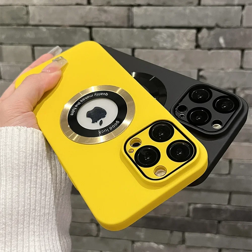 Magsafe Magnetic Case iPhone 16 15 14 13 12 11 Pro Max Cover iPhone 15 Pro Camera Film iphone case