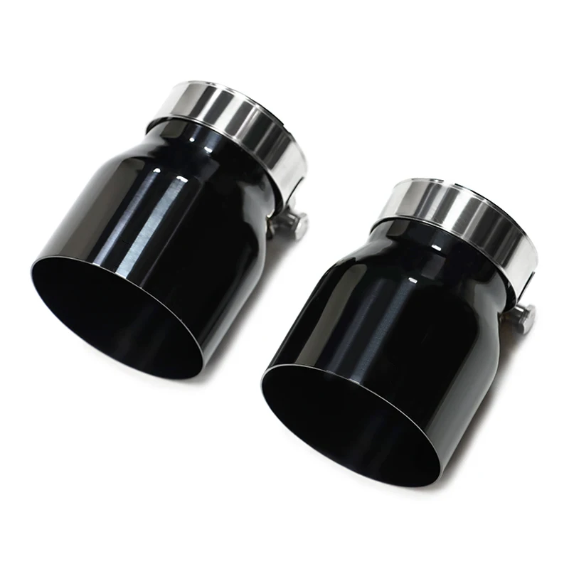 2pcs Exhaust Tip For BMW F22 F23 M235i M240i F20 F21 M135i M140i F30 F31 M335i M340i F32 F33 F36 M435i M440i ID60mm Muffler