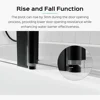 43 in. W * 58 in. H Frameless Folding Shower Doors for Bathtub, 1/4" (6mm) Thick SGCC Tempered Glass Door, Bathroom Pivot Tub 3
