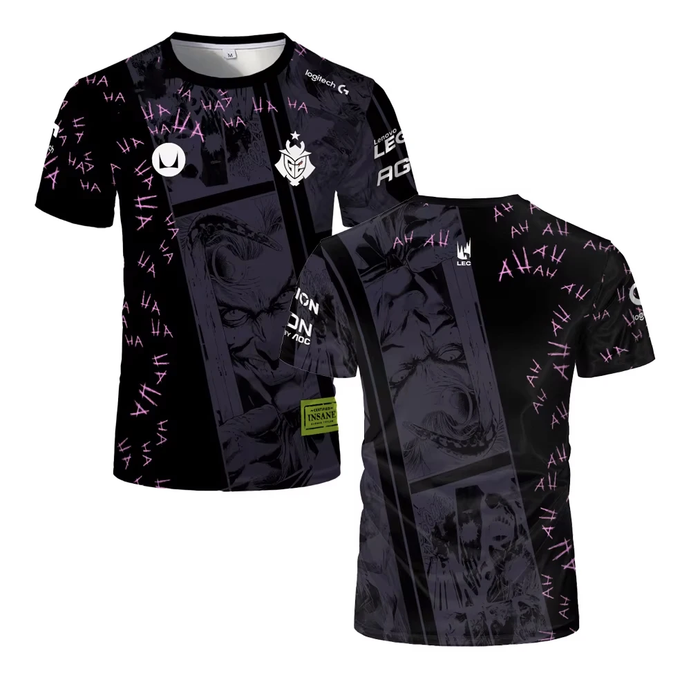 2024 New Summer Esports Game T-shirt G2 National Team Sports
