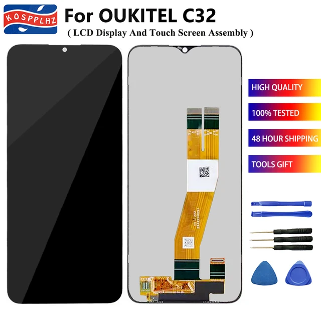 Pantalla LCD + Táctil para Oukitel C32, C32 Pro, Blackview A52, A52 Pro -  Negra - Repuestos Fuentes