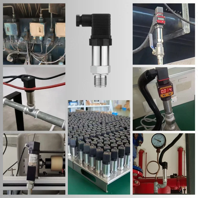 RS485 플로우 -1 캐스트 0-40 Vfd 센서 Hvac 68 C 3 스테인리스 에어 2600t 5000bar 워터 게이지 압력 트랜스미터 1000