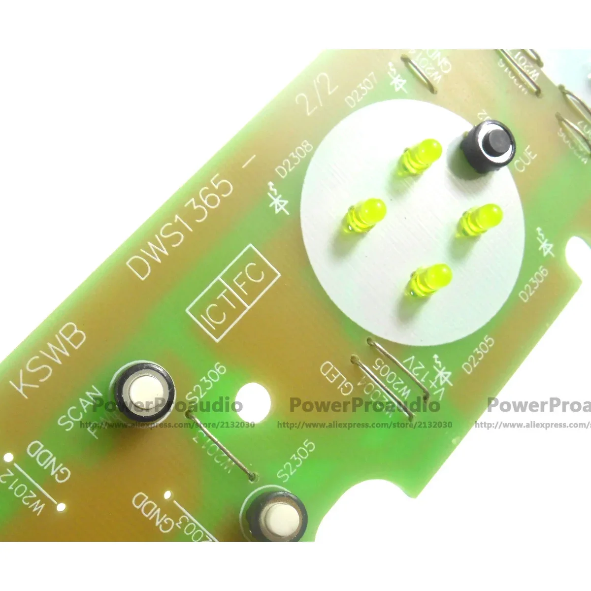 플레이 큐 트랙 선택 교체 PCB, 파이오니어 CDJ1000MK3 용 DWS 1365, DWS1365, 4 개
