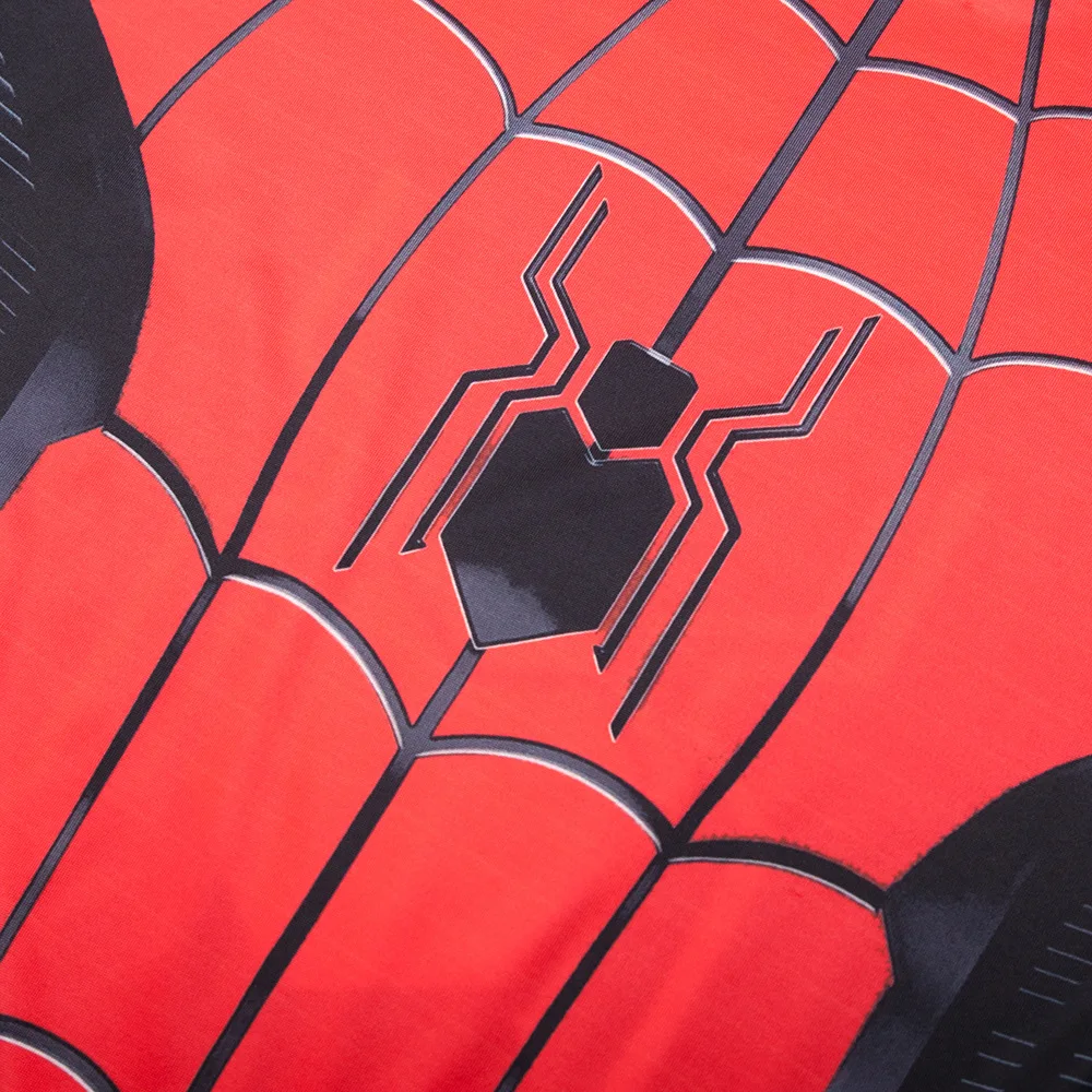 Miniso Spider-man Tights Hero's Quest Cosplay Costume Hollandadie Same Long Sleeve Children SpiderMan Boys T-shirt 5